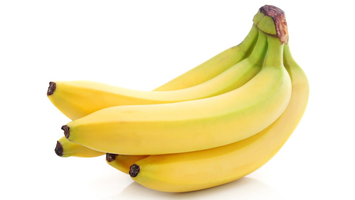 Banana mask is very effective in fighting wrinkles