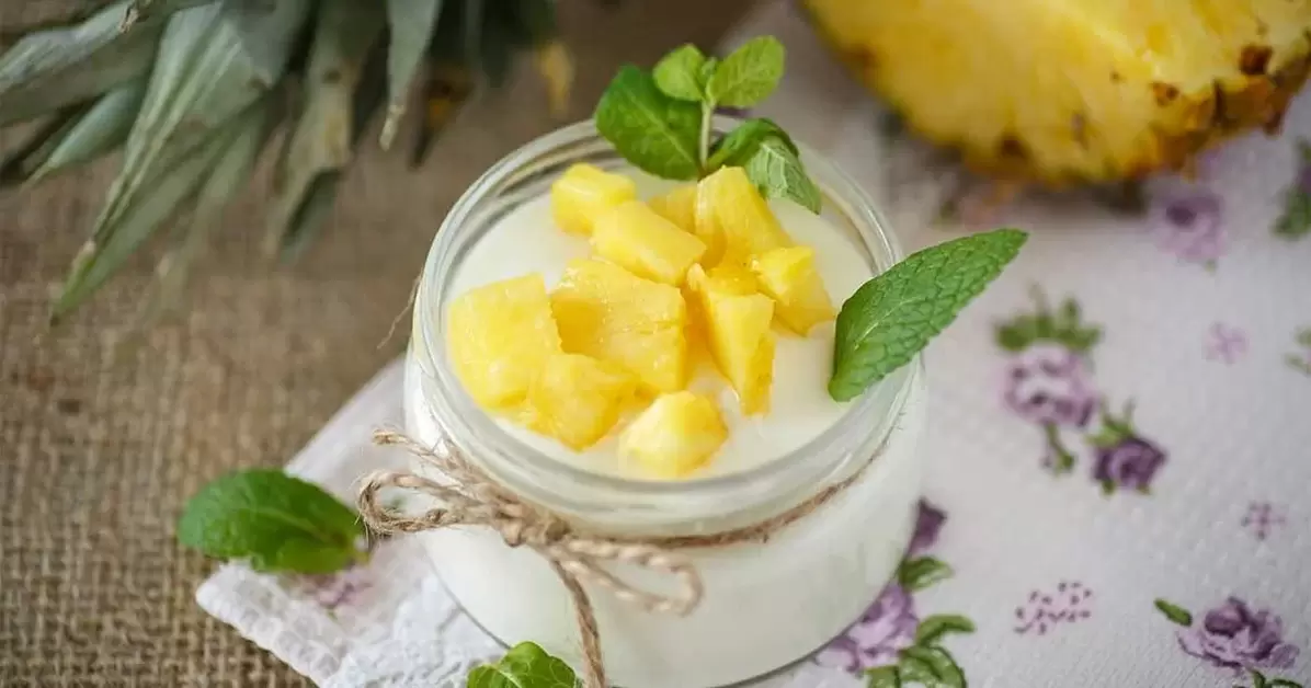 Yogurt and Pineapple Rejuvenate Skin