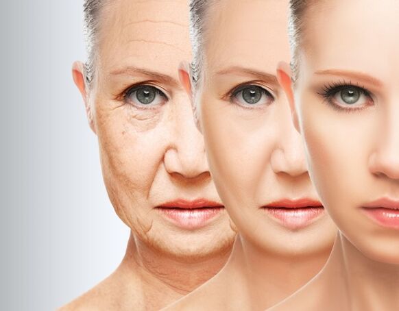 The process of eliminating facial wrinkles through plasma rejuvenation